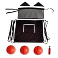 thumbnail image 4 of Aro de baloncesto para trampolín con cuerdas de conexión, con bomba de baloncesto, juguetes deportivos, accesorio para trampolín de fácil instalación 3 bolas, 4 of 7