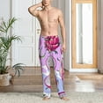thumbnail image 4 of KLL Mens Pajama Pants for Men,Mens Lounge Pants,Funny Gifts for Men,Men's Pajama Bottoms-Dragon Fruit, 4 of 5