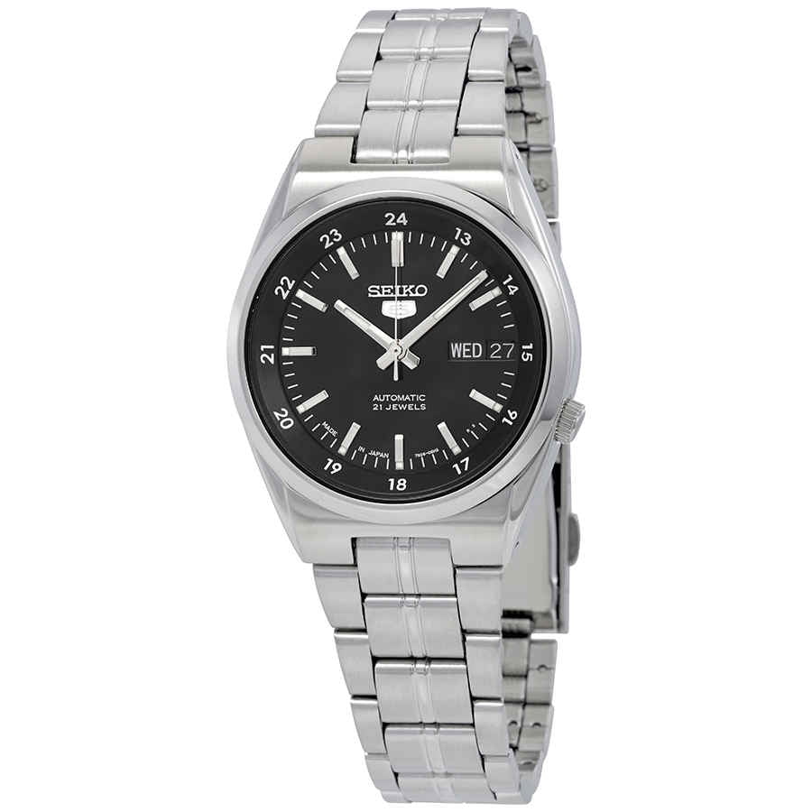 seiko men's snkk27 seiko 5 stainless steel automatic watch