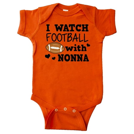 

Inktastic I Watch Football with My Nonna Gift Baby Boy Bodysuit