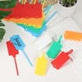 thumbnail image 4 of Uxcell Reusable Plastic Tags Shipping Tags Waterproof for Labeling Shipping Labels Security Seals Red, 4 of 6