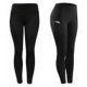 thumbnail image 1 of Pantalones de yoga para mujer, pantalones de yoga de cintura alta con control de abdomen, mallas para correr con control de abdomen y bolsillos, mallas de entrenamiento para mujer, color negro L, 1 of 5