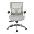 thumbnail image 3 of Pro Grid Gray Mesh Fabric Mid Back Chair with 2-Way Adjustable Arms, 3 of 5
