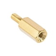 thumbnail image 5 of Uxcell Brass M2.5 12mm+6mm Male-Female Hex Standoff 20 Pack, 5 of 5