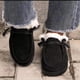 thumbnail image 3 of Zapatos de algodón de talla grande para mujer de Europa y Estados Unidos con suela gruesa y acolchado de terciopelo cálidos para invierno, 3 of 6