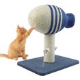 thumbnail image 5 of QBLEEV Cat Scratching Post Natural Sisal Flying Fish Cat Scratch Board Vertical Cat Scratch Post Toy Indoor Pet Toy for Cats and Kittens, 5 of 7