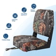 thumbnail image 3 of CazToi 2 Pack Low Back Folding Boat Seats Thick Sponge Padded Marine Seats with Rust-Proof Aluminum Hinges, 3 of 7