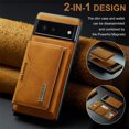 thumbnail image 2 of for Google Pixel 8 Case ,Magnetic Buckle Leather Detachable Wallet Cover, Removable Card Pocket Back Flip Kickstand Shockproof Business Slim Phone Case For Google Pixel 8,
Brown, 2 of 11