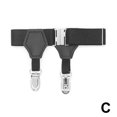 thumbnail image 1 of Clip de Chaussettes Noir Ajustable Élastique Boucle de Chaussette en Cuir pour Femmes Nouveau, 1 of 1