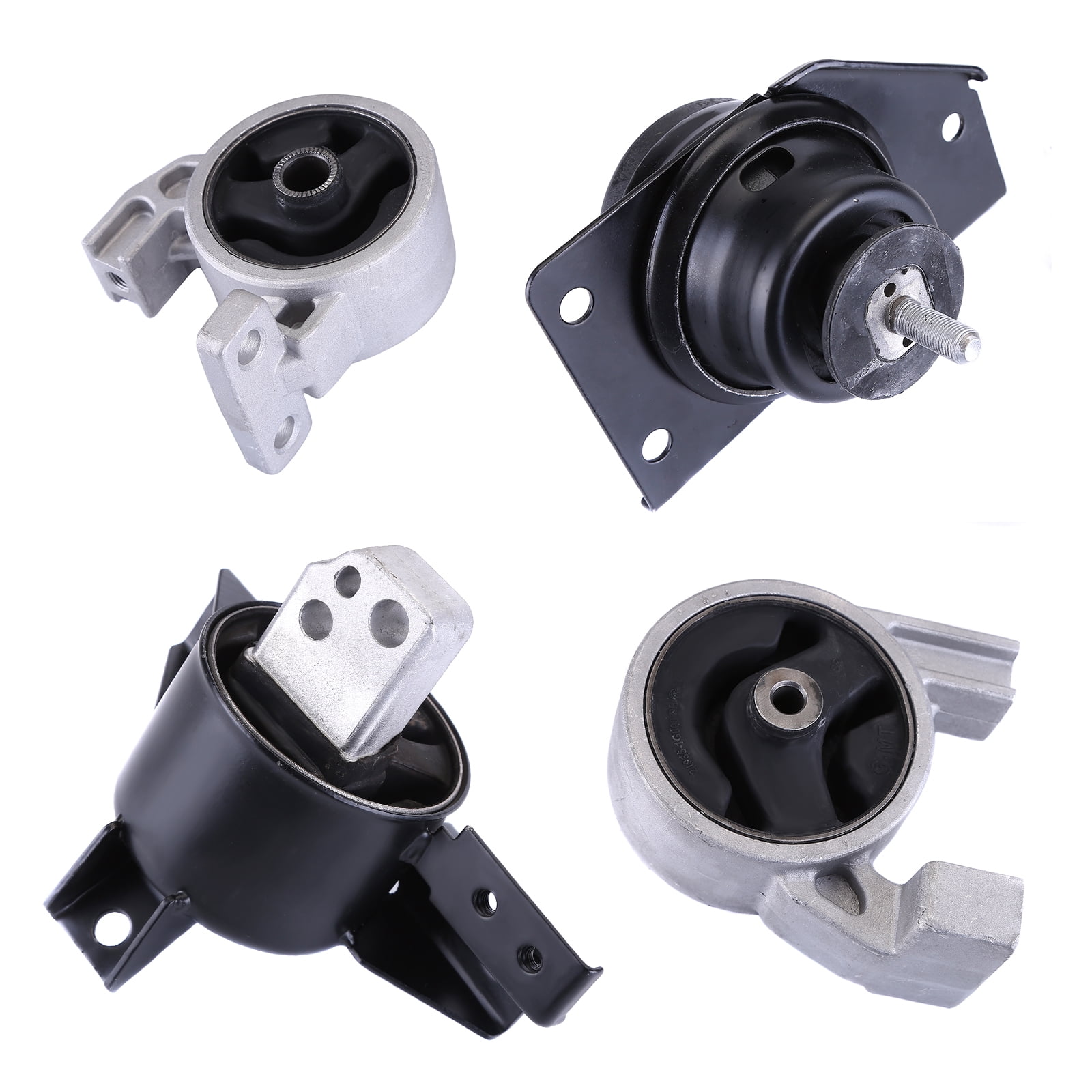 Guwzn Engine Motor & Trans Mount 4PCS Set Compatible for 06-11 Hyundai Accent 1.6L A/T