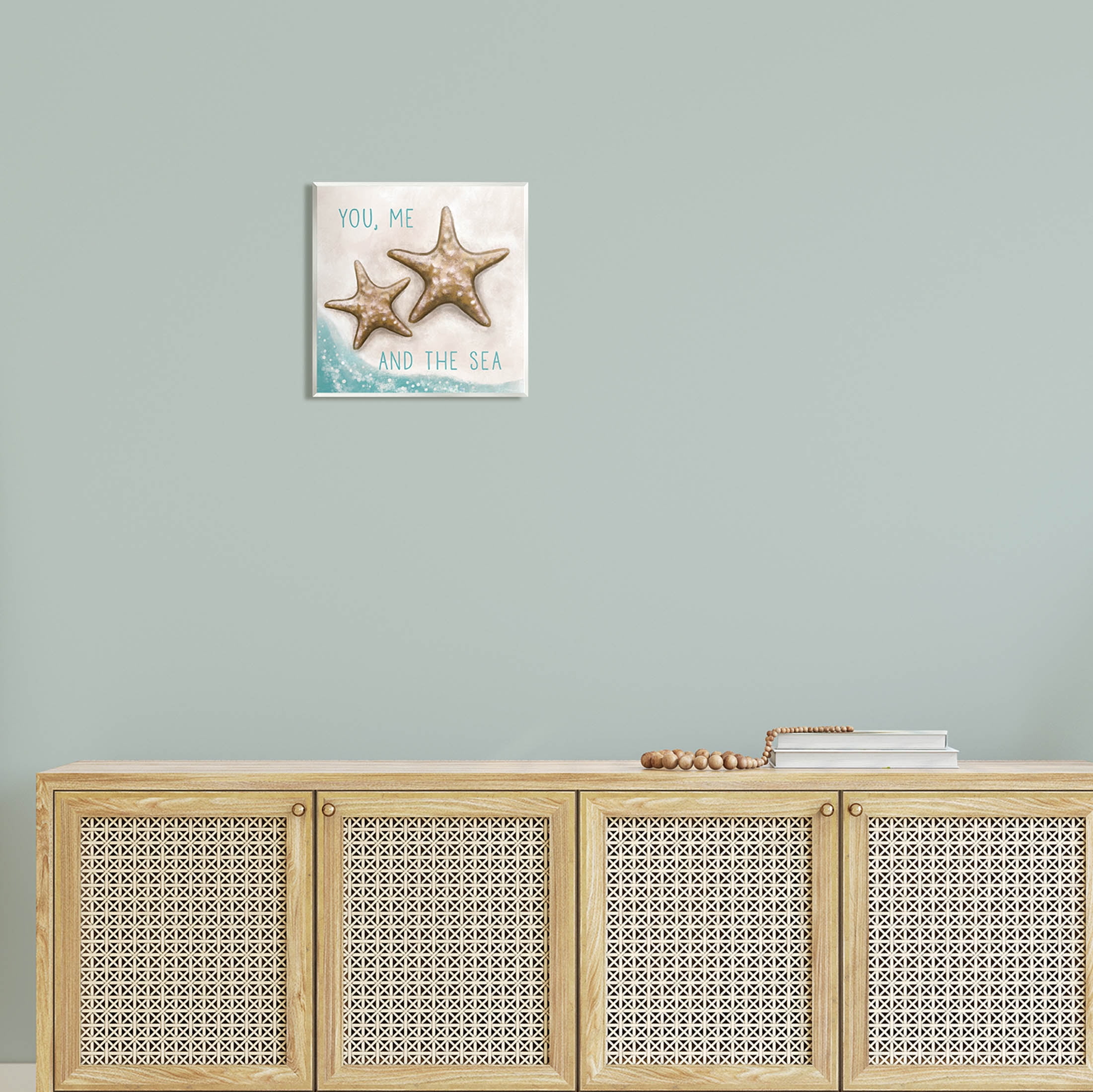 Stupell Industries You Me & Sea Romantic Beach Lover Graphic Art Unframed Art Print Wall Art, Design by Elizabeth Tyndall