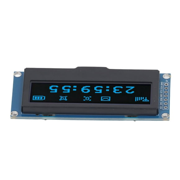 Display Screen Board, Low Power Consumption 3.3V Multifunctional 2.23 Inch Display Module SPI I2C Interface 128x32 Resolution for Automation Equipment MRC162B Blue Display
