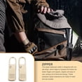 thumbnail image 2 of Wweixi Zipper Sliders Pull Extension Instant Cloths Mend Fixer Repair DIY sewing Tools Spring Handle Pull Tab Zipper Head Backpack White Gold, 2 of 3