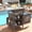Brown, variant on Outdoor Grill Cart with Stainless Steel Top, Solid Wood Outdoor Storage Cabinet with Drop Leaf, One Drawer, Towel Rack, Rolling Kitchen Cart with Lockable Wheels for Lawn Garden, Brown