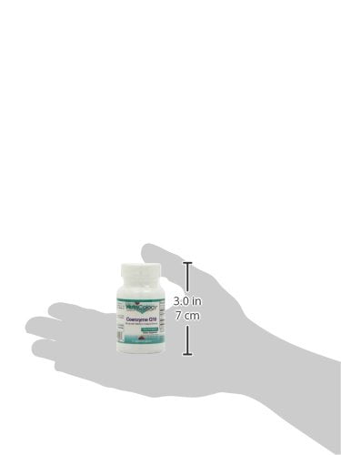 NutriCology Coenzyme Q10 - Delivers 50 mg CoQ10 with Vitamin C - Supports Cellular Energy Production, Antioxidant Activity & Heart Wellness - 37 Servings - 75 Vegetarian Capsules