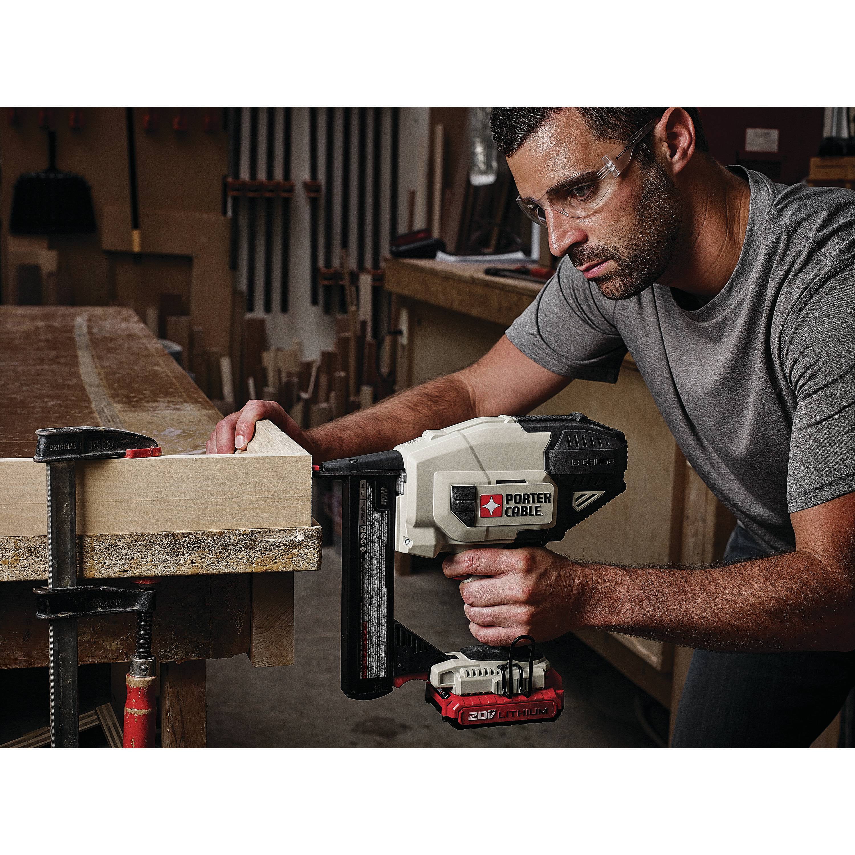 Porter cable battery staple gun sale