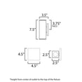 thumbnail image 3 of Maxim Lighting - Culvert - 14W 2 LED Outdoor Wall Mount-7.5 Inches Tall and 2.5, 3 of 5