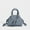 Light blue, variant on Vintage imitation denim women handbag small Boston bag Trend Designer female shoulder messenger bag PU Leather ladies totes