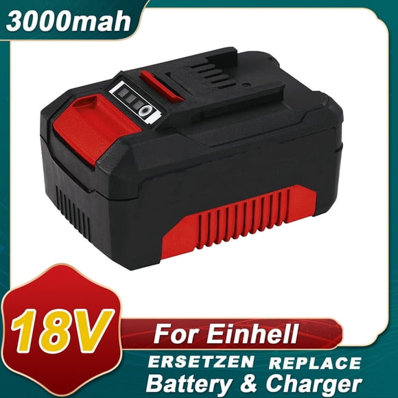 Packs de Batería de 18V 3000mAh Compatibles con Einhell Tools X-Change 4511396 4511437neu PXBP-600 PX-BAT52 Batería Inalámbrica para Herramientas Eléctricas
