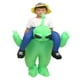 thumbnail image 5 of Disfraz inflable de extraterrestre para Halloween, Navidad, fiesta de cosplay - Talla única para adultos, 5 of 10