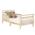 Big Oshi Classic Design Sleigh Toddler Bed White