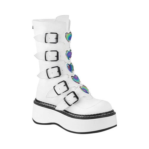 demonia mid calf boots