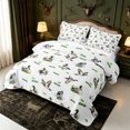 thumbnail image 3 of Manfei Flying Mallard Duck Twin Quilt Set,Farmhouse Cabin Twin Coverlet Set,2-Piece,1 Bedspread and 1 Pillowcase, 3 of 7