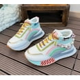 thumbnail image 4 of Women's Platform Sneakers | Chunky Walking Shoes | Comfortable Wedge Sport Sneakers | Retro Style, 4 of 7