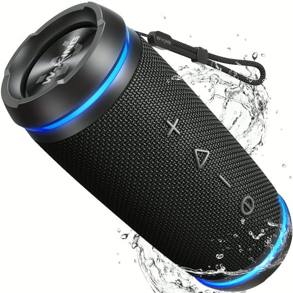 30W Portable Bluetooth Speaker - Shockproof/Dustproof Outdoor Speaker with All-Day Playback, TWS Pairing & EQ Settings - AUX-In for Camping, Travel & Outdoor Activities