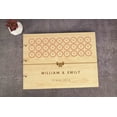 thumbnail image 4 of Darling Souvenir Personalized Engraved Laser Cut Wedding Guest Book Wooden Cover Sign-in Book Registry Guestbook Scrapbook-F8, 4 of 7