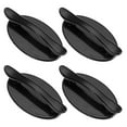 thumbnail image 1 of Shisuyan 4 Pcs Poignée de Meuble Cachée ABS Noir pour Propriétaires dans le Réfrigérateur, 1 of 8