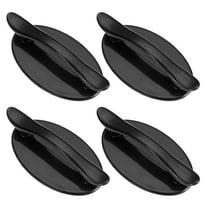 Niceauty Adhesive Fridge Handle Pull Handles Black No Drilling Home Decoration 4Pcs