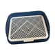 thumbnail image 5 of Bandeja de entrenamiento para ir al baño para perros, portátil, ligera, con rejilla de malla Azul marino, 5 of 9