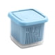 thumbnail image 2 of CAJA DE SELDADO DE DRENAJE DE AJO, CEBOLLA, JENGIBRE, DINCUPTA DE DEBERNA DE ALIMESS DE DOBLE CAPA CON CANASTA DE DRENAJE, IMPERMABLE, DESERO QUE AHORRA Espacio,, 2 of 8