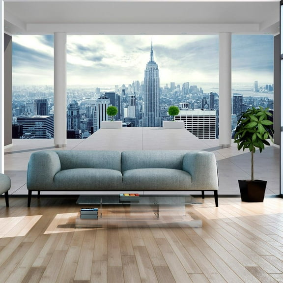 Tiptophomedecor New York Wallpaper Wall Mural - New York City Balcony