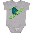thumbnail image 3 of Inktastic Sea Turtle with Swirls Boys or Girls Baby Bodysuit, 3 of 5