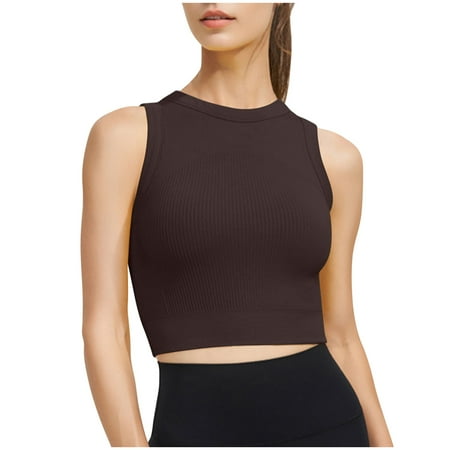 Mrat Womens Sports Bra Clearance Full-Figure Bras Women Demi & Balconette Bra Style M-799 Big & Tall Size Wireless Comtable Bra Female V-Neck Hook and Eye Bra Closure Lace Bra Coffee L