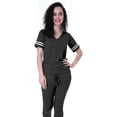 thumbnail image 5 of Moomaya Womens Plain Nightwear Set w/ Pyjama Cotton Sleepwear 2 Pcs Nightdresses, 5 of 8