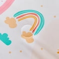 thumbnail image 5 of URBONUR Rainbow Queen Size Comforter Set for Kids Cartoon Love and Clouds Girls Bedding Set with Pillowcases, 5 of 9