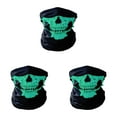 thumbnail image 1 of Skull Face Mask Half Face Cover for Motorcycle Riding Cold Weather Neck Warmer Scary Halloween Mask Skeleton Costume Multi Functional Seamless Headscarf for Men Outdoor Activities, 1 of 8
