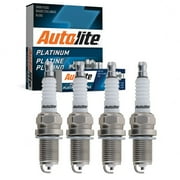 4 pc Autolite AP3923 Platinum Spark Plugs for 1257 3007 344 5 9195166 AGSP22C FGR8KQE0 Ignition Wire Secondary Fits select: 1990-2011 TOYOTA CAMRY, 1998-2006 TOYOTA SIENNA