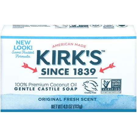 Kirk’s Original Coco Castile Bar Soap 4 oz.