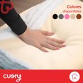 thumbnail image 4 of Cobija Super Suave Cobertor Frazada Sherpa Ligera Individual Beige, 4 of 6