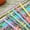 Multicolor, variant on 50Pcs 9.05 Inch BPA-Free Striped Foldable Plastic Drinking Straw Disposable For Party Cafe Household Supply
