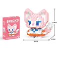 thumbnail image 1 of Sanrio-bloques de construcción de Hello Kitty para niños, juguetes de personajes de dibujos animados, melodía ensamblada, modelo de bloques de construcción, muñecas, regalos, 1 of 4