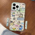 thumbnail image 2 of Funda de teléfono Kawaii Crayon Shin-Chan, iPhone 15/14/13 Pro Max, Linda funda protectora de teléfono de Anime, funda suave anticaída, accesorios de regalo, 2 of 4