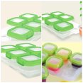 thumbnail image 3 of OUNONA 6Pack Sealed Food Case Green PP Microwave Safe for Home Use, 3 of 8