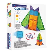MAGNA-TILES Combo 20-Piece Magnetic Construction Set, the Original Magnetic Building Brand