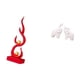 thumbnail image 5 of Figura Abstracta De Elefante En Forma De Llama De Resina, Escultura Moderna, Artesanía única, Adorno De Mesa Para Patio, Oficina, Estantería, Entrada, Dormitorio, Decoración Del Hogar., 5 of 8