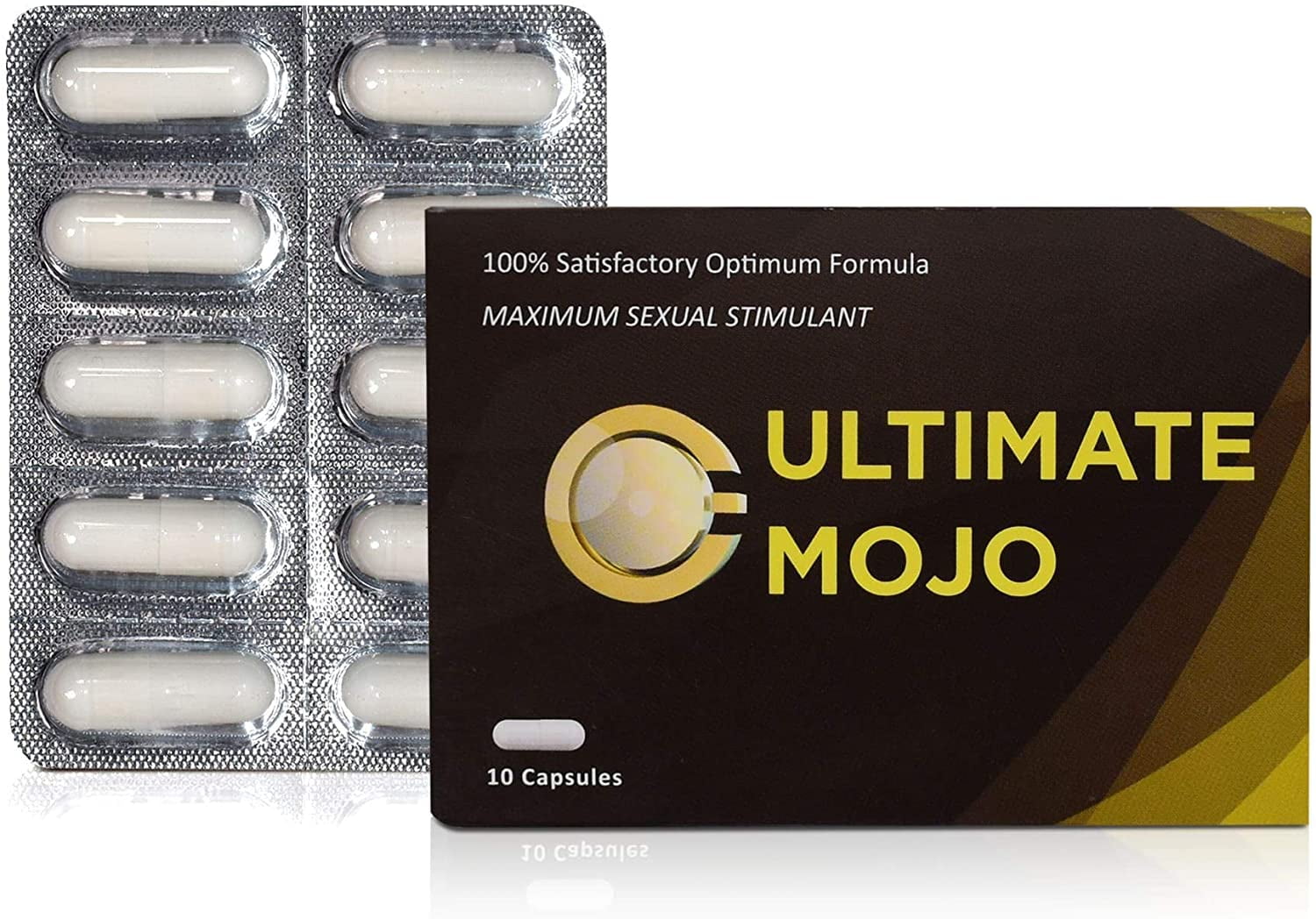 Ultimate MOJO Male Energy Booster and Natural Amplifier Supplement Made in USA 10 Capsules